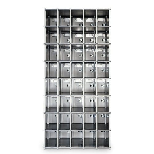 CAD Drawings American Postal Manufacturing Co. 54-Door Rear-Loading Private Horizontal Mailbox